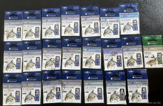 Крючки рыболовные - 62 пачки