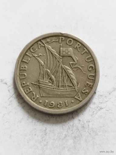 Португалия 2,5 эскудо 1981