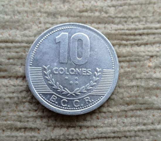 Werty71 Коста Рика 10 колонов 2008