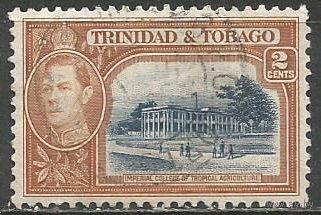 Тринидад и Тобаго. Король Георг VI. Сельхоз школа. 1938г. Mi#132.