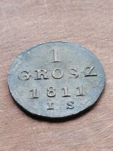 1 грош 1811 года IS