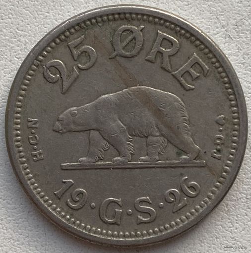 Гренландия 25 эре 1926 г.