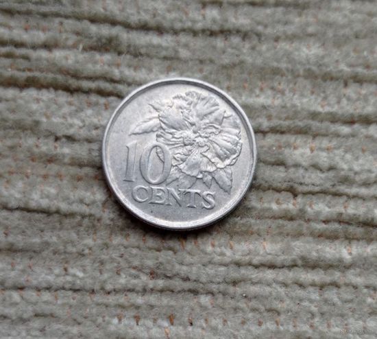 Werty71 Тринидад и Тобаго 10 центов 1998 Цветок Гибискус