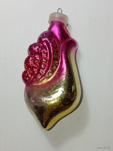 Ёлочная игрушка - Улитка , СССР