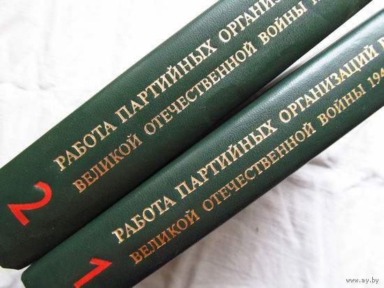 25-33 Работа партийных организаций в период великой отечественной войны 1941-1945 годов Документы и материалы 2 тома Москва Правда 1982