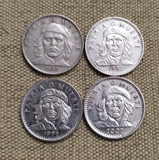 Куба 3 песо 1990 Эрнесто Че Гевара 1990, 1992, 1995, 2002