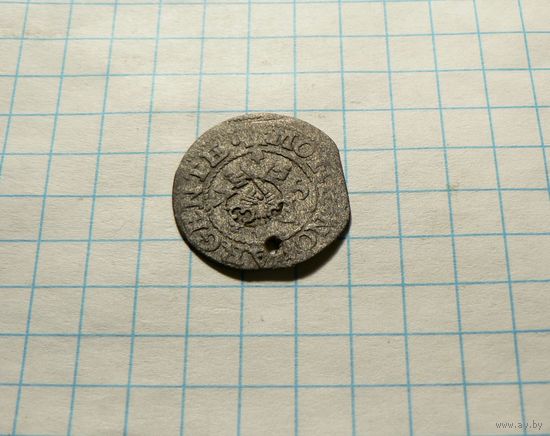 Шиллинг 1575 Вольный город Рига