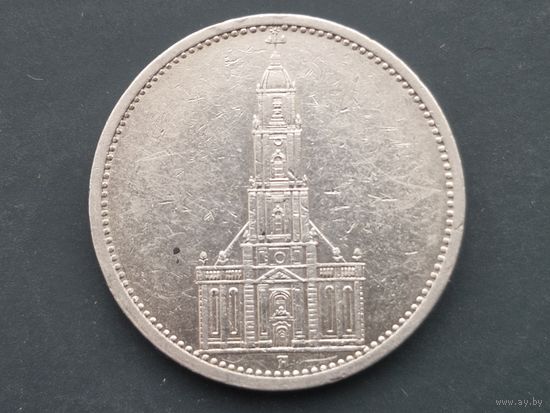 5 марок 1934. А. Кирха. Без даты.