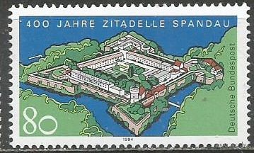 ФРГ. 400 лет цитадели Шпандаура. 1994г. Mi#1739.