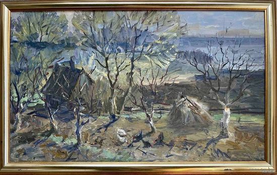 Хмелевский В.В;59/98см;Ратомка;1983г;ДВП/масло