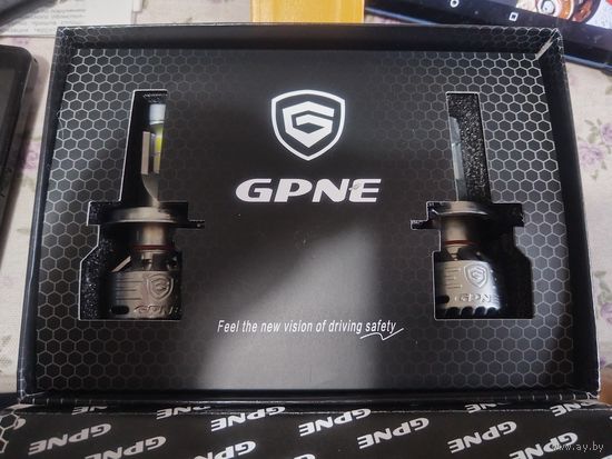 GPNE R6 H4 LED Headlight Bulb 80W/Lamp Nature White 6000K 21000LM 9-32V DC
