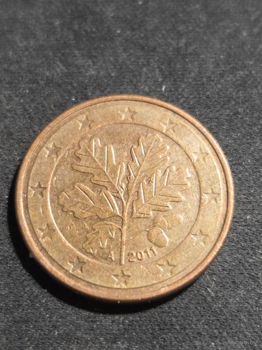 Германия 5 евроцентов 2011 A