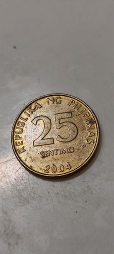 Филиппины 25 сентимо 2004