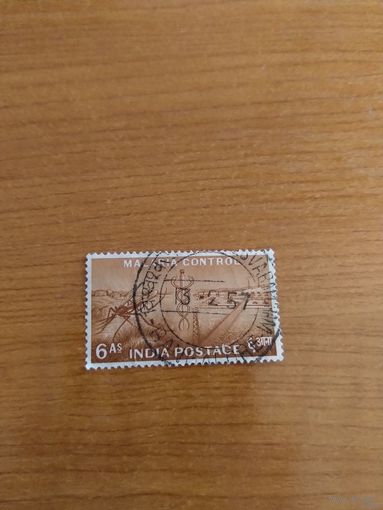 1955 Индия малярийный комар фауна насекомые борьба с малярией медицина (4-2)
