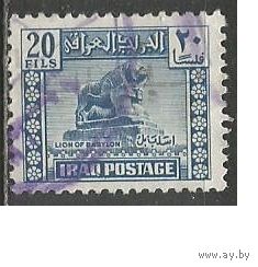 Ирак. Статуи львов у королевского дворца. 1941г. Mi#109.