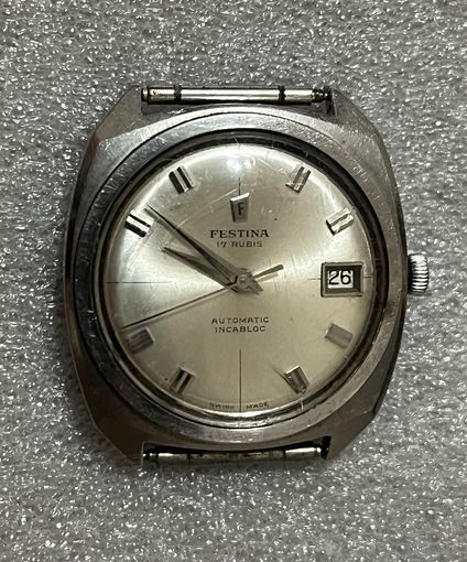 Часы FESTINA. Автоподзавод. Швейцария. Рабочие.