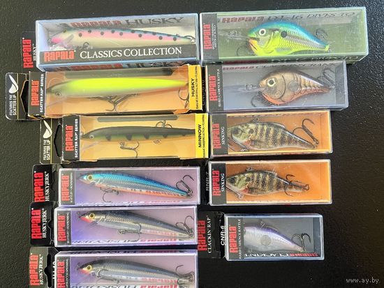Воблеры Rapala - 12 шт