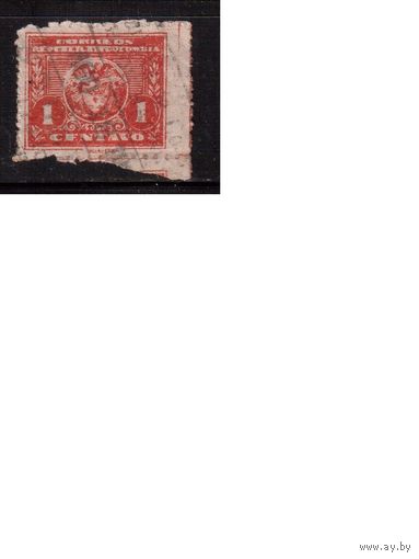 Колумбия-1924  (Мих.289А) ,  гаш.,  Стандарт,  Герб(2)