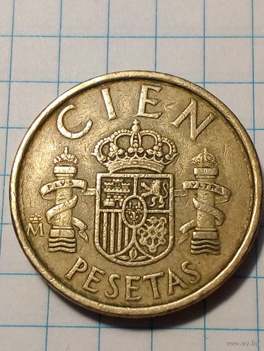 100 песет Испания 1984 год