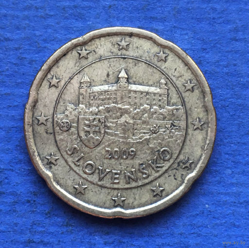 Словакия 20 евроцентов 2009