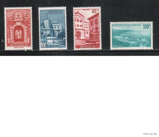 Монако-1959(Мих.618-621)  **  , Стандарт, Архитектура(полная серия)