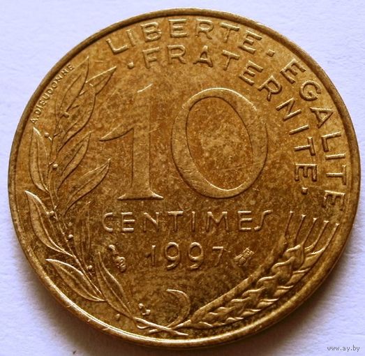 10 сантимов 1997 Франция