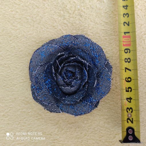 Брошь Джинс Джинсовая