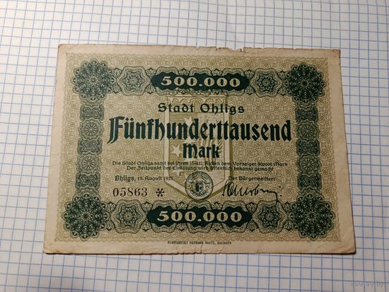 Германия  500 тысяч марок (12)