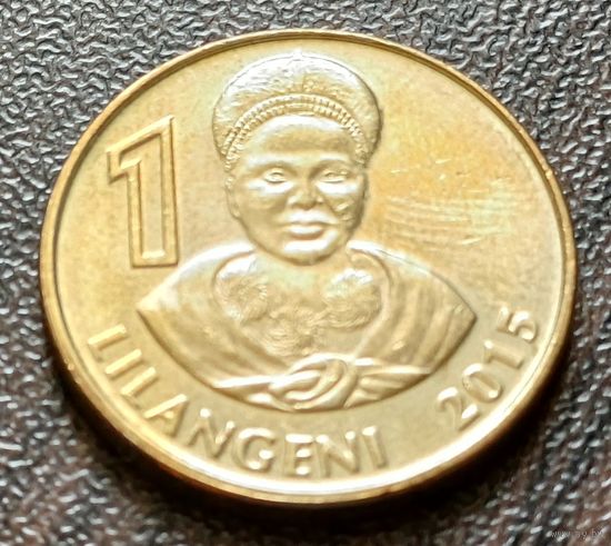 Эсватини (Свазиленд) 1 лилангени, 2015    ( 1-6-7 )
