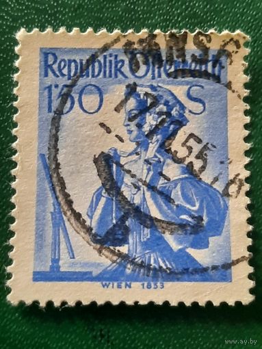 Австрия 1948. Национальные костюмы. Вена 1853 год