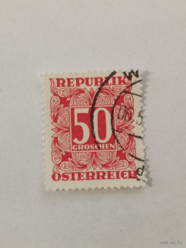 Марка почтового сбора. Ориентировочно 1945-1957 гг.