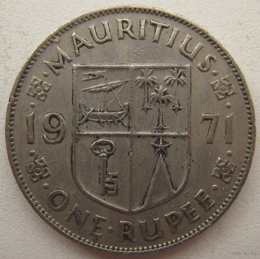 Маврикий 1 рупия 1971 г.