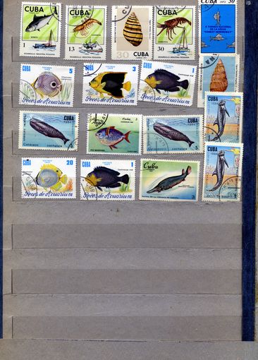 КУБА, ФАУНА, РЫБЫ, Сборка 16м  по 15коп шт