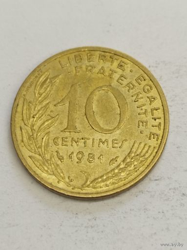 Франция 10 сантим 1981