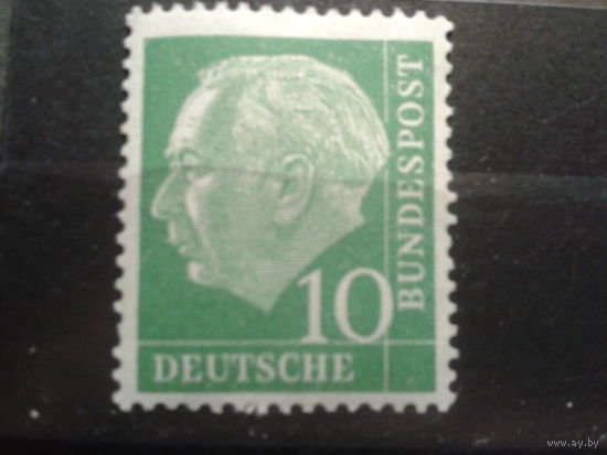 ФРГ 1954 бундеспрезидент