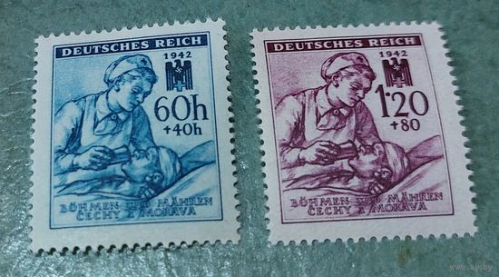 Богемия и Моравия 1942 Красный крест