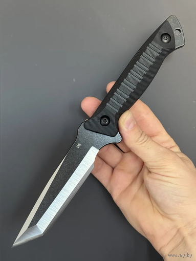 Тактический нож танто из стали D2, новый.