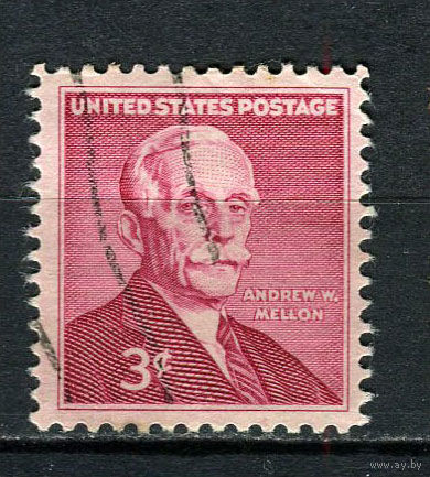 США - 1955 - Эндрю Уильям Меллон - [Mi. 693] - полная серия - 1 марка. Гашеная.  (LOT AB3)