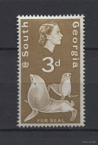 Южная Георгия остров /South Georgia island 1963** Морской котик, Елизавета II SG#5