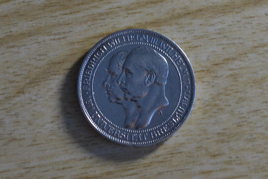 Германская империя 3 марки 1911    Бреславский университет