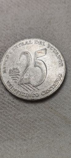 Эквадор 25 сентавос 2000