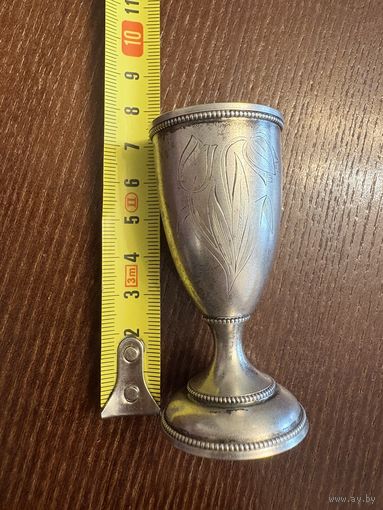 Серебряная рюмка . 875 проба . Вес 29.6 грамма
