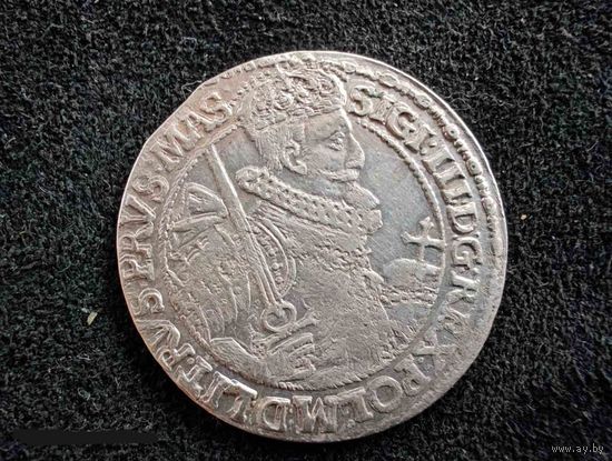 Орт 1621 г. Сигизмунд. С рубля.