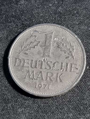 Германия (ФРГ) 1 марка 1971 F