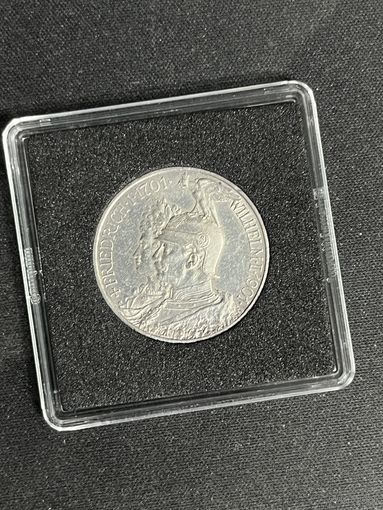 Монета 2 марки 1901 200 лет Пруссии без МЦ