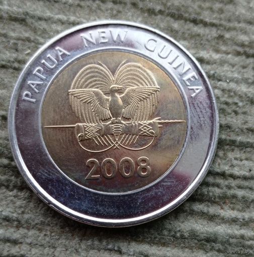 Werty71 Папуа Новая Гвинея 2 кина 2008 35 лет Банку