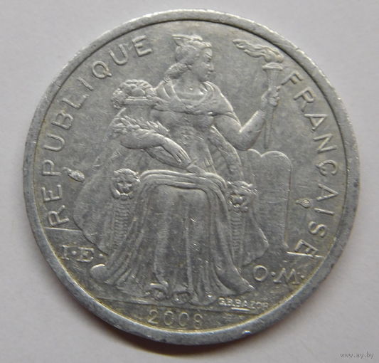 Французская Полинезия 1 франк 2008 г