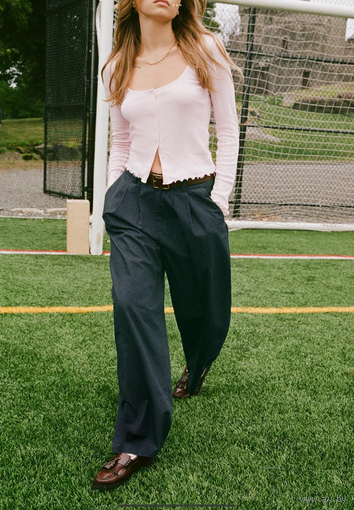 BDG брюки BDG Grandpa Twill Trouser Pant, US8/UK12 (карбон)
