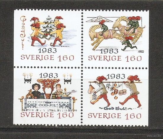 Швеция 1983 Рождество