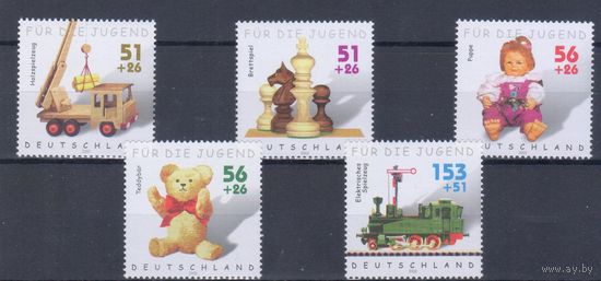 [1540] Германия ФРГ 2002. Игрушки.Игры. СЕРИЯ MNH